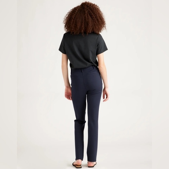 NEW Quince Navy Ultra-Stretch Ponte Straight Leg Pant - XS with 32 inseam​​ - Picture 3 of 8